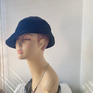 CLEARANCE - Vintage Style Giovannio Soft Black Velvet Bucket Hat